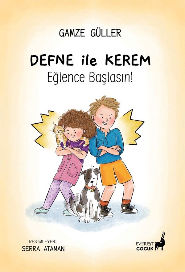 Defne ile Kerem - Eğlence Başlasın! - Everest Yayınları Kitap