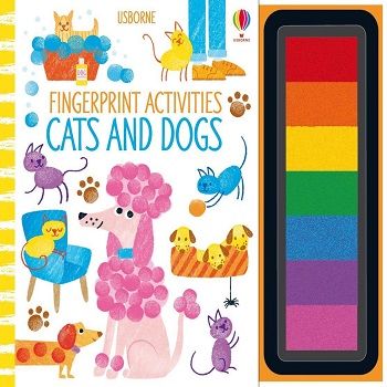 Fingerprint Activities: Cats and Dogs - Usborne Publishing Kitap
