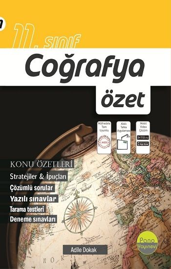 11.Sınıf Coğrafya Özet - Pano Yayınevi Kitap