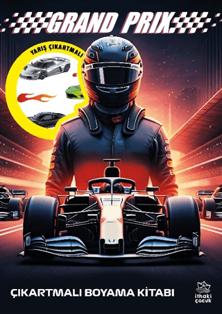 Grand Prix Çıkartmalı Boyama Kitabı - İthaki Yayınları Kitap