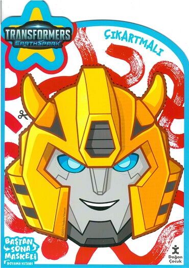 Transformers Earthspark - Baştan Sona Maskeli Boyama Kitabı - Doğan Çocuk Kitap