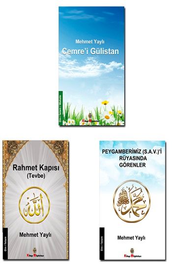 Rahmet Kapısı (Tevbe) - Rüyasında Peygamberimiz (S.A.V.)'i Görenler - Cemre'i Gülistan Dini Kitap Seti (3 Kitap) - Kitap Müptelası Yayınları Kitap