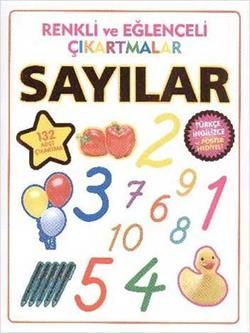 Renkli ve Eğlenceli Çıkartmalar - Sayılar (Numbers) - Parıltı Yayınları Kitap
