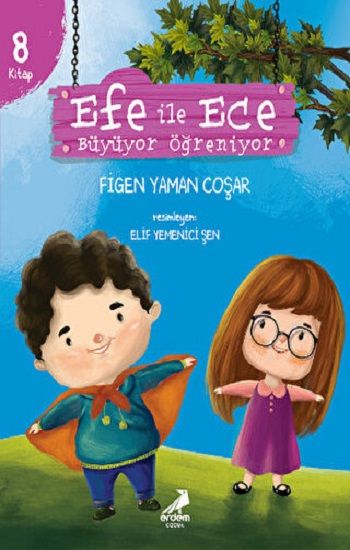 Efe ile Ece Büyüyor Öğreniyor (8 Kitap Set) - Erdem Çocuk Kitap