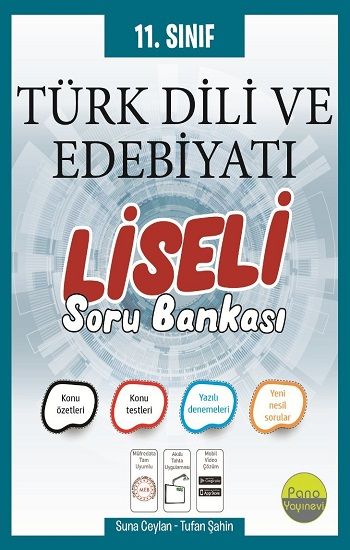 11.Sınıf Liseli Türk Dili ve Edebiyatı Soru Bankası - Pano Yayınevi Kitap