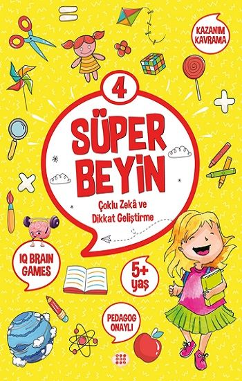 Süper Beyin 4 (5+ Yaş) - Dokuz Yayınları Kitap