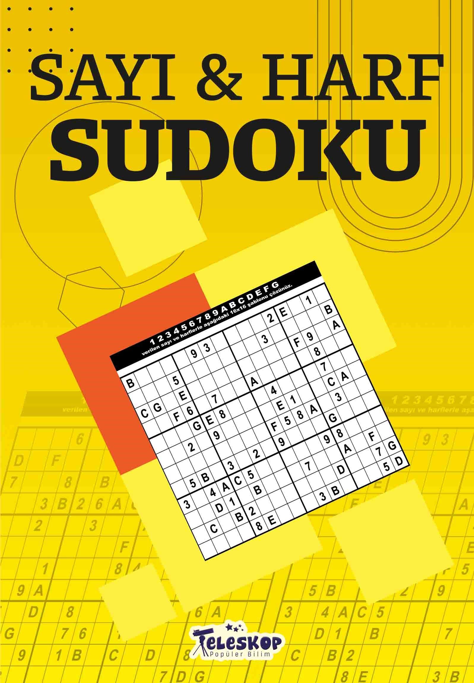 Sayı ve Harf Sudoku - Teleskop Popüler Bilim Kitap