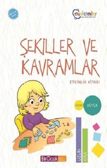 Şekiller ve Kavramlar Etkinlik Kitabı (48 Ay ve Üzeri) - Mavi Çember Okul Öncesi Eğitim - Bir Ocak Yayınları Kitap