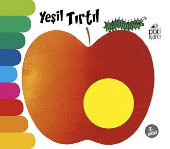 Delikli Kitaplar Serisi - Yeşil Tırtıl - Pötikare Yayıncılık Kitap