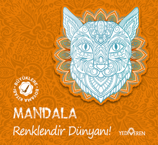 Mandala – Renklendir Dünyanı! - Yediveren Yayınları Kitap