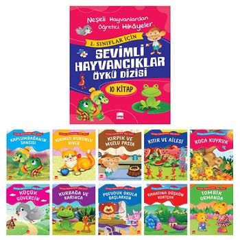 Sevimli Hayvancıklar Öykü Dizisi (10 Kitap) - Ema Kitap Kitap