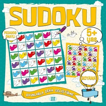 Çocuklar İçin Sudoku Boyama (5+ Yaş) - Dokuz Yayınları Kitap