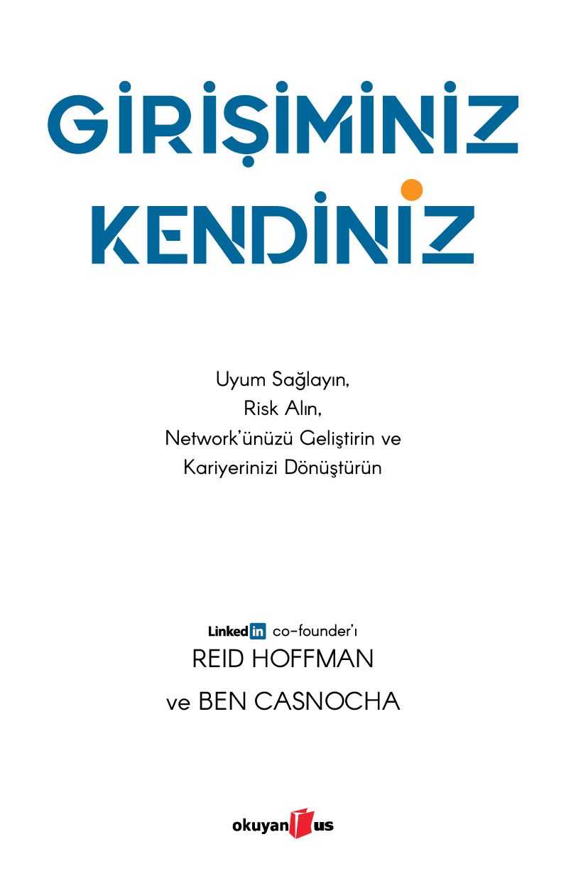Girişiminiz Kendiniz - Okuyan Us Yayın Kitap