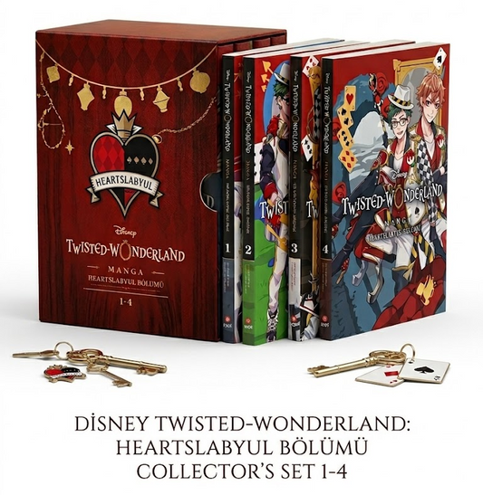 Twisted-Wonderland Manga: Heartslabyul Bölümü (1-4 Cilt Takım Set) - Beta Byou Kitap