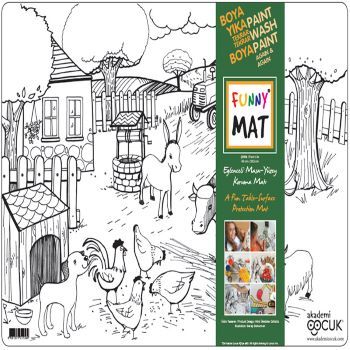 Funny Mat - Çiftlik - Akademi Çocuk - Funny Mat Kitap