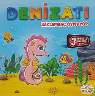 Hareketli Kitaplar Denizatı Saklambaç Oynuyor - 0-6 Yaş Yayınları Kitap