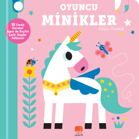 Kaydır ve Gülümse Oyuncu Minikler (Ciltli) - Uçan Fil Yayınları Kitap