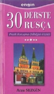 30 Derste Rusça - Arzu Sezgin, Genel Konular Türkçe kitap kapağı