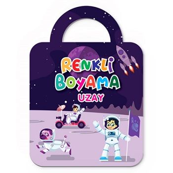 Uzay - Renkli Boyama - Baloonkids Yayınevi Kitap