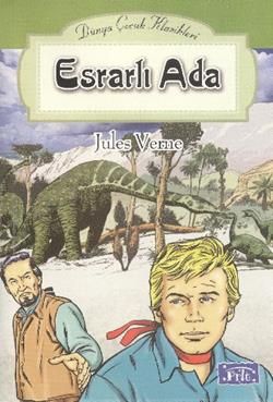 Esrarlı Ada Jules Verne Türkçe çocuk kitabı kapağı