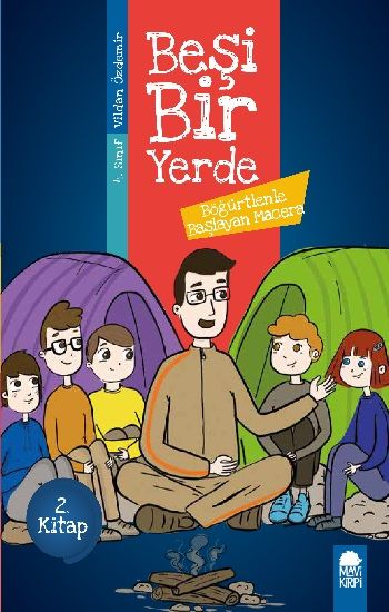 Böğürtlenle Başlayan Macera - Beşi Bir Yerde (4. Sınıf) - Mavi Kirpi Yayınları Kitap