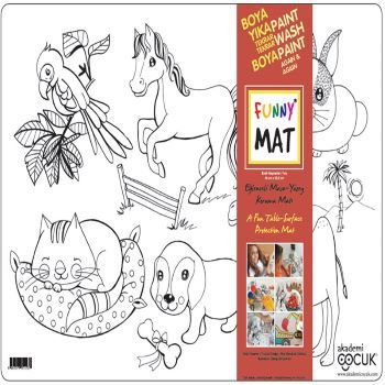 Funny Mat - Evcil Hayvanlar - Akademi Çocuk - Funny Mat Kitap