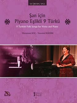 Şan İçin Piyano Eşlikli 9 Türkü - Müzik Eğitimi Yayınları Kitap