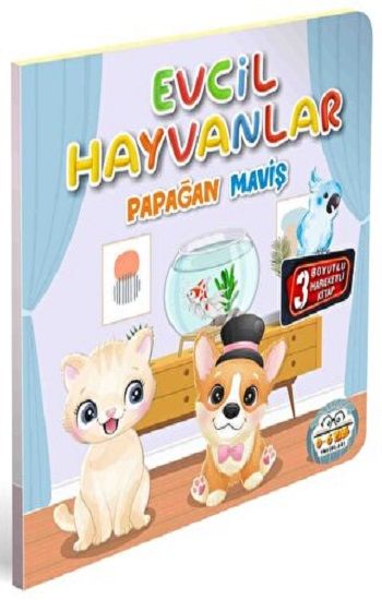 Evcil Hayvanlar Papağan Maviş - 0-6 Yaş Yayınları Kitap