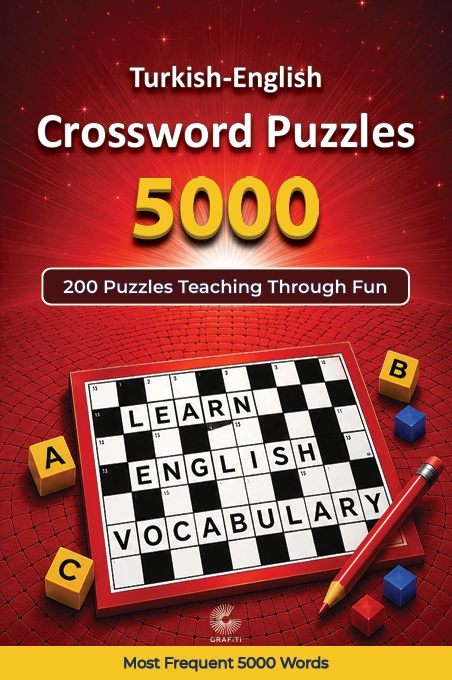 Turkish-English Crossword Puzzles (5000) - Grafiti Kitap