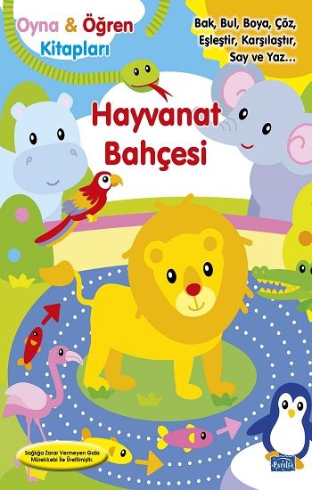 Oyna Öğren - Hayvanat Bahçesi - Parıltı Yayınları Kitap