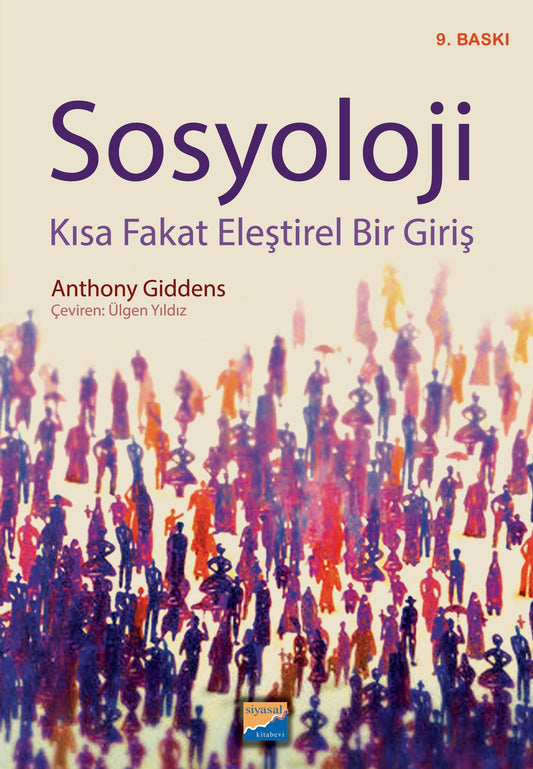 Sosyoloji - Kısa Fakat Eleştirel Bir Giriş Anthony Giddens Türkçe kitap kapağı