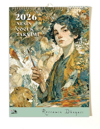 2026  Nesin Çocuk Takvimi  Ressamın Dünyası - Nesin Yayınları Kitap