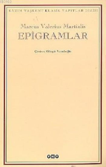 Epigramlar - Yapı Kredi Yayınları Kitap