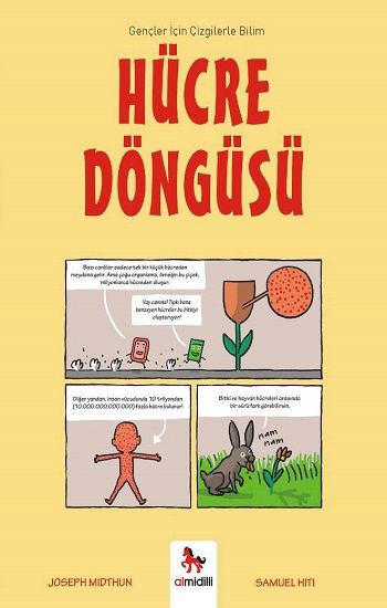 Hücre Döngüsü - Gençler İçin Çizgilerle Bilim - Almidilli Kitap