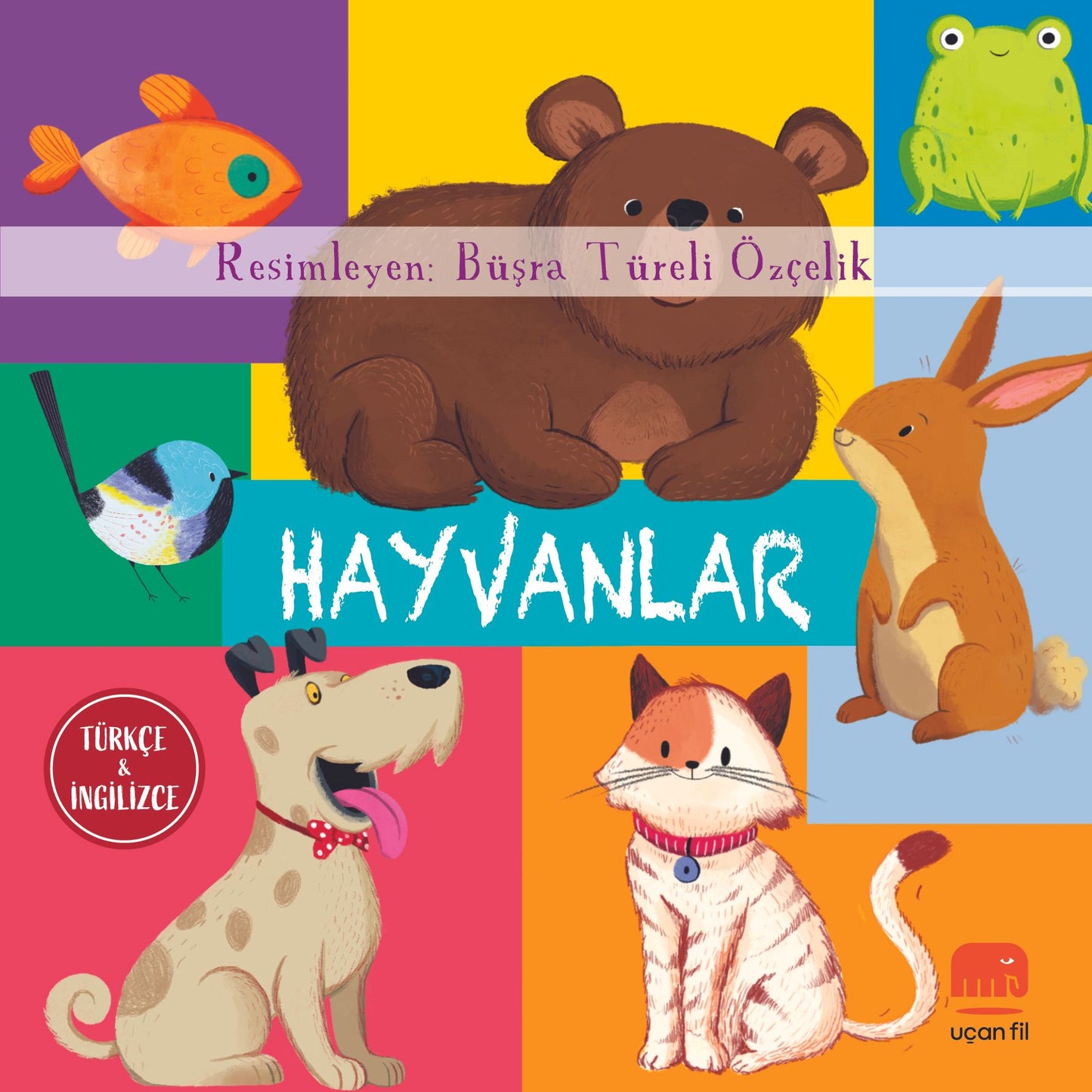 Hayvanlar (Board Book) - Uçan Fil Yayınları Kitap