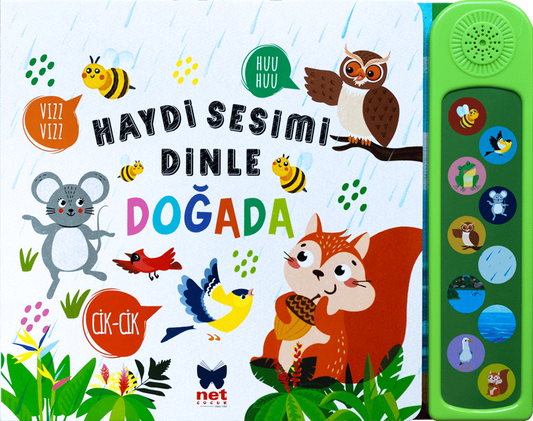 Haydi Sesimi Dinle - Doğada - Net Çocuk Yayınları Kitap