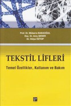 Tekstil Lifleri - Arzu Şener, Akademik Kitaplar Türkçe kitap kapağı