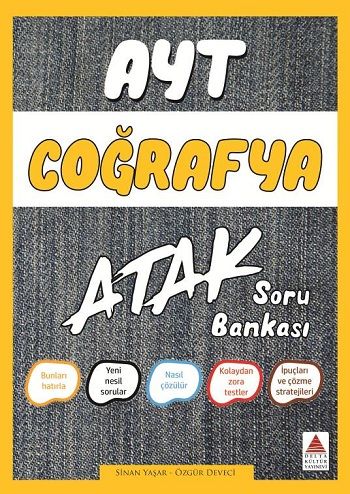 AYT Coğrafya Atak  Soru Bankası - Delta Kültür Yayınevi Kitap