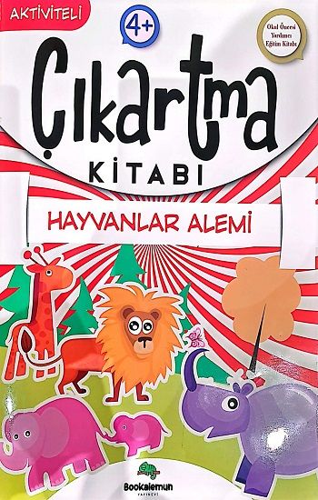Hayvanlar Alemi - Aktiviteli Çıkartma Kitabı - Bookalemun Yayınevi Kitap