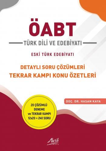 ÖABT Türk Dili ve Edebiyatı - Eski Türk Edebiyatı - Aktif Yayınevi Kitap