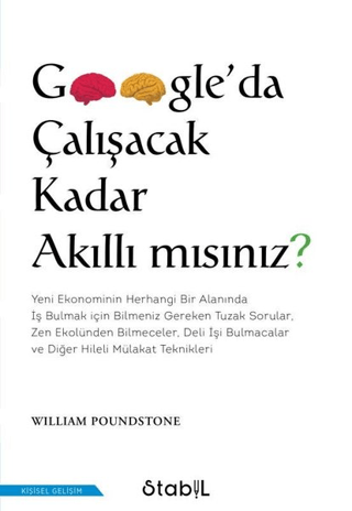 Google'da Çalışacak Kadar Akıllı Mısınız? - Stabil Kitap Kitap