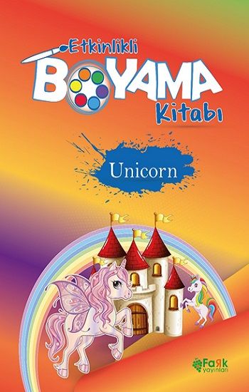 Etkinlikli Boyama Kitabı Unicorn - Fark Yayınları Kitap