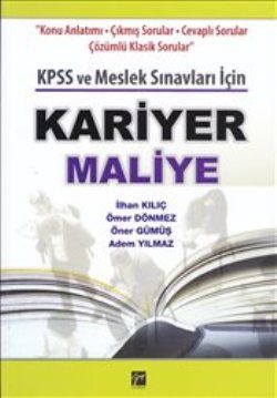 KPSS ve Meslek Sınavları İçin Kariyer Maliye - Adem Yılmaz, Kpss Kitapları Türkçe kitap kapağı