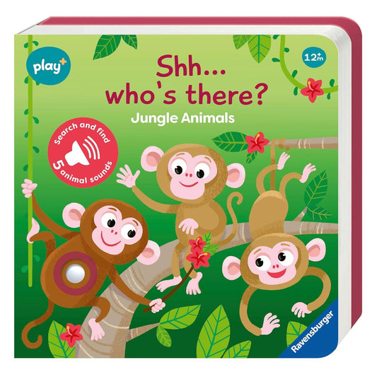 Ravensburger Play+ Shh...Who's There: Jungle Animals - My First Look and Find - Ravensburger Kitap