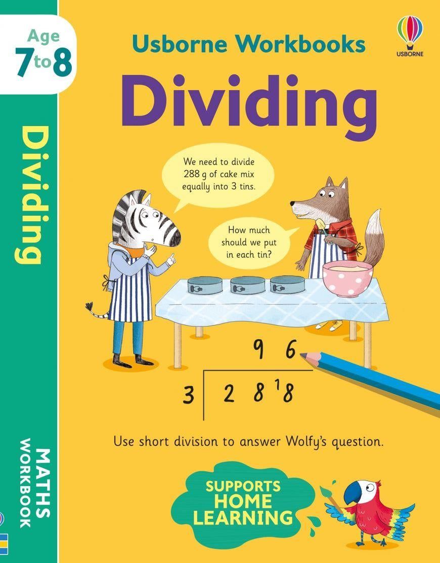 Usborne Workbooks Dividing 7-8 - Usborne Publishing Kitap