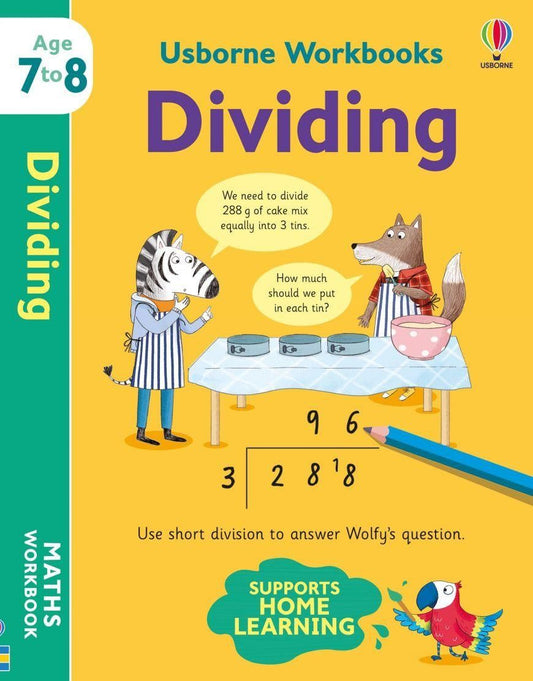 Usborne Workbooks Dividing 7-8 - Usborne Publishing Kitap