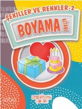 Şekiller ve Renkler 2 Boyama Kitabı - Yediveren Çocuk Kitap