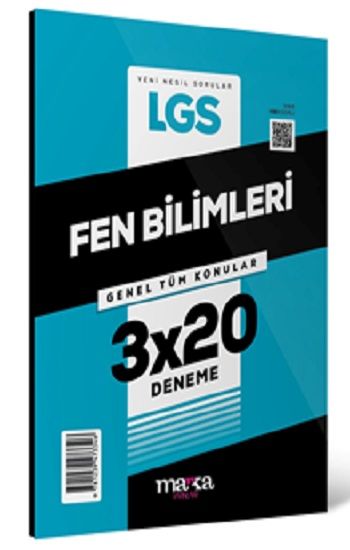 2025 LGS Genel Tüm Konular Fen Bilimleri 3 Deneme - Marka Yayınları Kitap