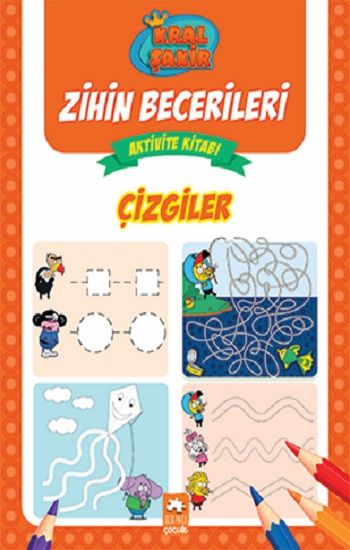 Çizgiler-Zihin Becerileri Aktivite Kitabı - Eksik Parça Yayınları Kitap