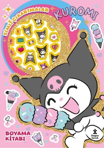 Kuromi - Star Simli Çıkartmalı Boyama Kitabı - Doğan Çocuk Kitap